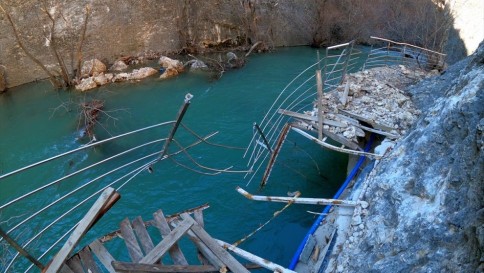 Depremin Zarar Verdiği Tohma Kanyonu Ziyarete Kapatıldı