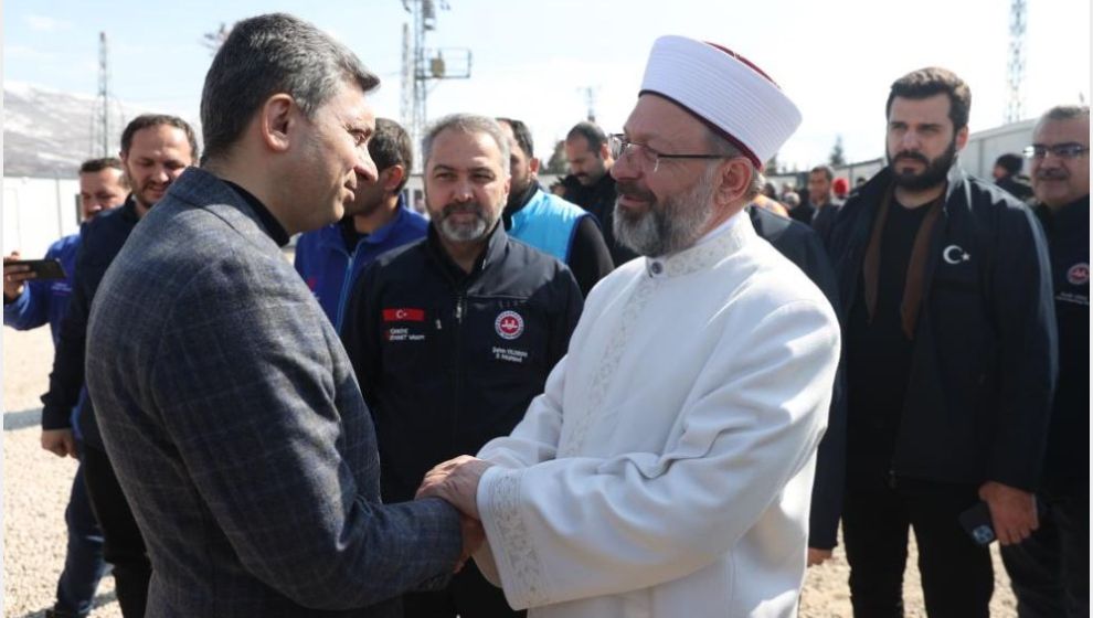 Diyanet İşleri Başkanı Malatya'da İncelemeler Yaptı