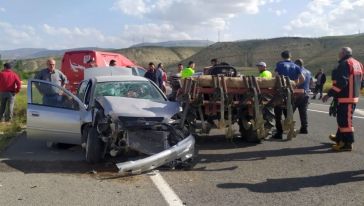 Trafik Kazalarında 1 Ölü, 4 Yaralı