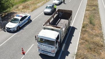 Bayram Öncesi Dron Destekli Trafik Denetimi Yapıldı