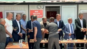 MHP'nin Bayramlaşması Konteyner Merkezde