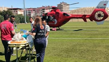 Astım Hastasının Yardımına Hava Ambulansı Yetişti
