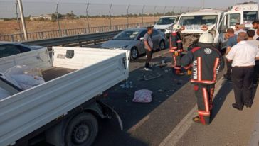 Beylerderesi Viyadüğünde Zincirleme Kaza