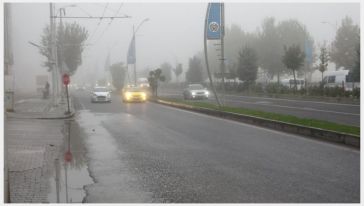 Malatya'da Yoğun Sis Sabah Saatlerinde Kazalara Neden Oldu