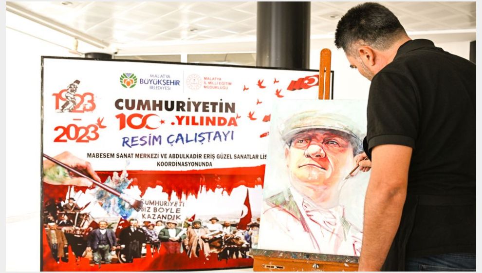 Büyükşehir'den Cumhuriyet'in 100. Yılı Resim Etkinlikleri