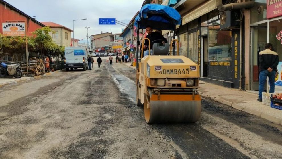 İlçede Doğal Gaz Çalışmasından Sonra Asfalt Onarımı