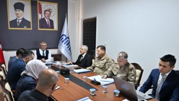 Vali Yazıcı Başkanlığında Seçim Güvenliği Toplantısı Yapıldı