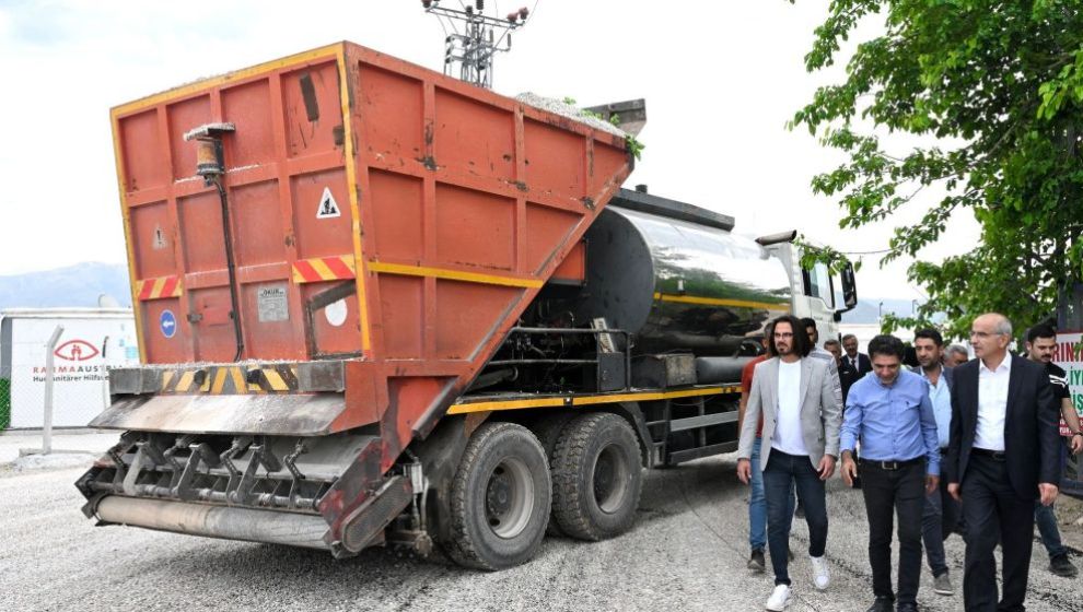 'İkizce'de Yol Yapımında Sona Gelindi'