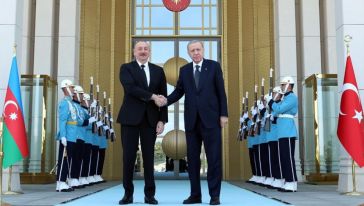 Erdoğan, Azerbaycan Cumhurbaşkanı Aliyev'i Ağırladı