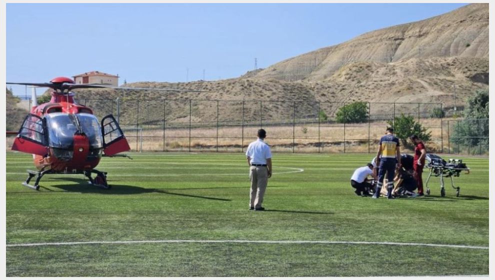 Yaşlı Hasta Helikopterle Malatya'ya Gönderildi