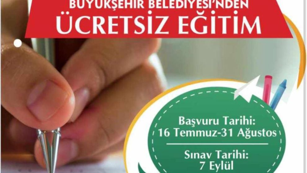 Büyükşehir'in Öğrenci Seçme Sınavı Kayıtları Başladı