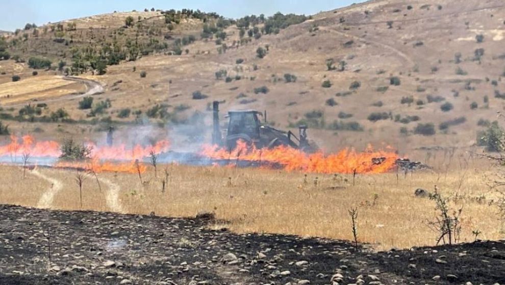 Bozan'daki Yangın 2 Saatlik Müdahaleyle Söndürüldü