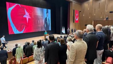 Türk Dil Kurultayı'nda Malatya Vekilinin Yazdığı 'Kurultay Marşı' Okundu