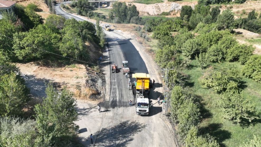 Büyükşehir'den Şahnahan Yolunda Yenileme Çalışması