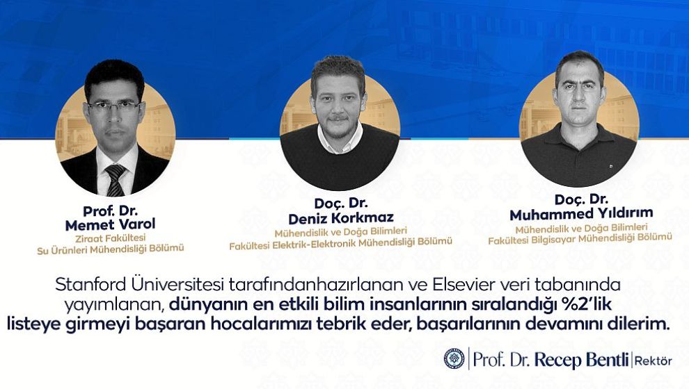 'Dünyanın En Etkili Bilim İnsanları' Listesinde MTÜ'den 3 İsim