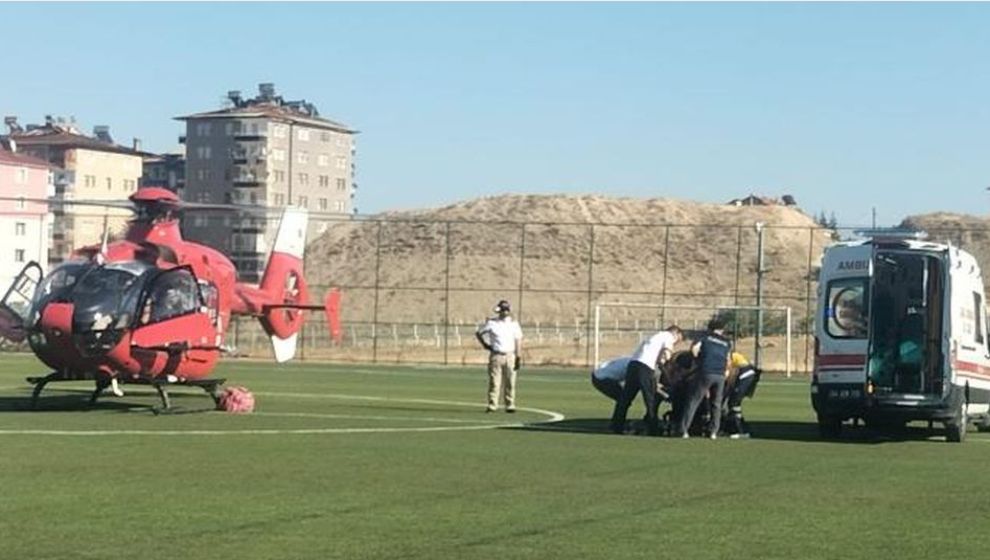 Kalp Krizi Geçirdi, Helikopterle TÖTM'ye Götürüldü