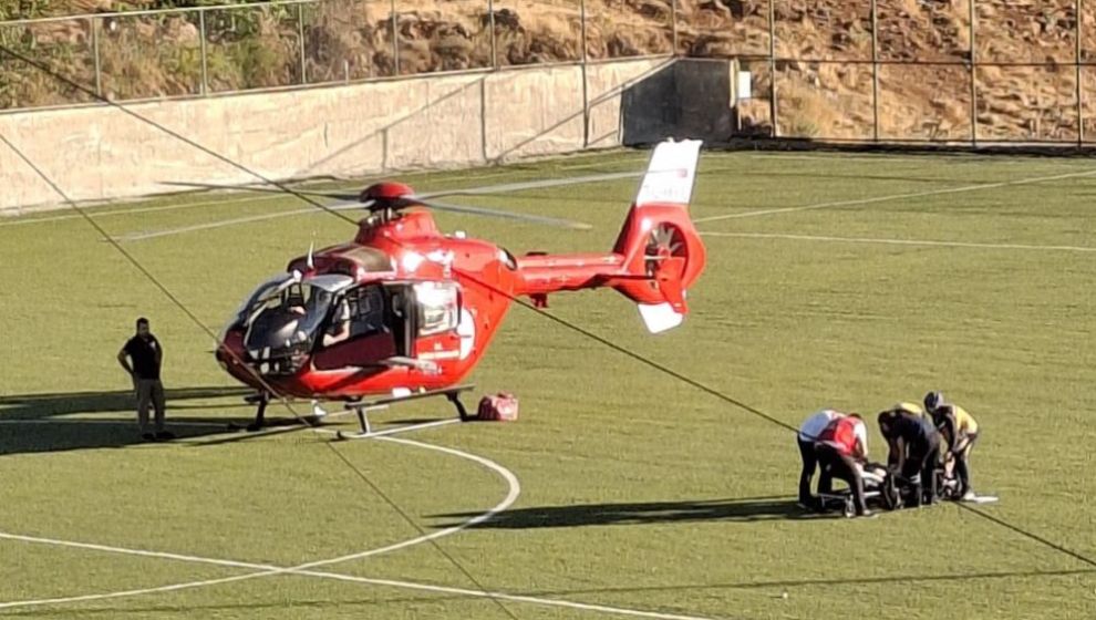 Kalp Krizi Geçiren Vatandaş Helikopterle Malatya'ya Nakledildi