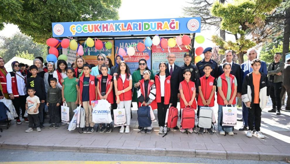 Malatya'da 'Çocuk Hakları Durağı' Oluşturuldu