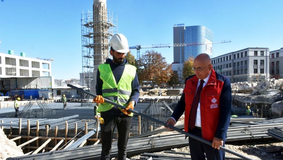 Yeni 'Teze Cami' Sağlam Temeller Üzerine İnşa Ediliyor