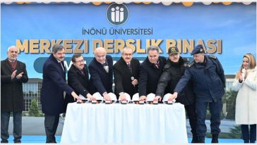 İnönü Üniversitesi'nde Merkezi Derslik Binasının Temeli Atıldı