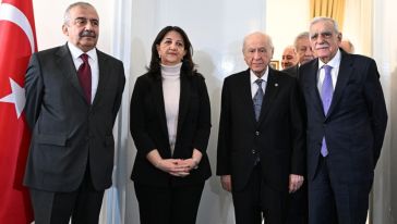 DEM Parti Heyeti, MHP Genel Başkanı Bahçeli'yi Ziyaret Etti