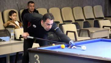 Malatya 3 Bant Bilardo Şampiyonası'nda 62 Sporcu Mücadele Etti