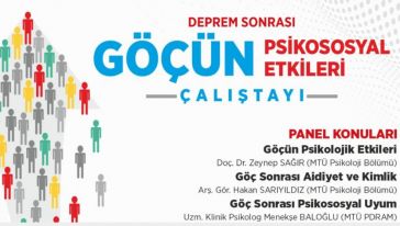 Göçün Psikososyal Etkileri Çalıştayda Konuşulacak