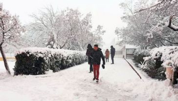 Yoğun Kar Yağışı Etkili Oluyor, Yükseklerde Kar Kalınlığı 50 Cm'ye Ulaştı