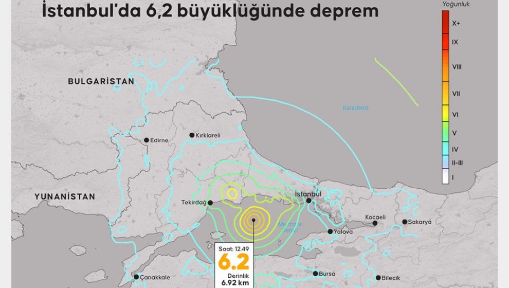 İstanbul'da 6.2 Büyüklüğündeki Deprem Büyük Panik Yarattı