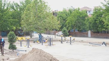 Dolamantepe'de Park ve Yol Düzenlemeleri Yapılıyor