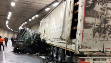 Erkenek Tüneli'nde Bir Kaza Daha