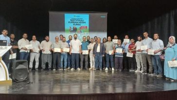 Kurban Kesim Kursunda Eğitilip Sertifika Aldılar