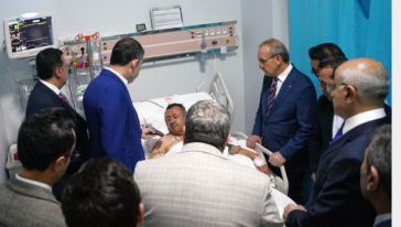 Kurum, Tedavi Gören İl Başkanını Ziyaret Etti, Erdoğan'la Görüştürdü