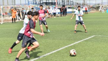 Yeşilyurt'ta Futbol Turnuvası.. Afganistan, Suriye'yi Yendi