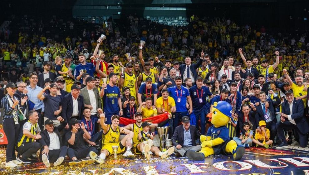 Basketbolda Fenerbahçe Beko, Avrupa Şampiyonu Oldu