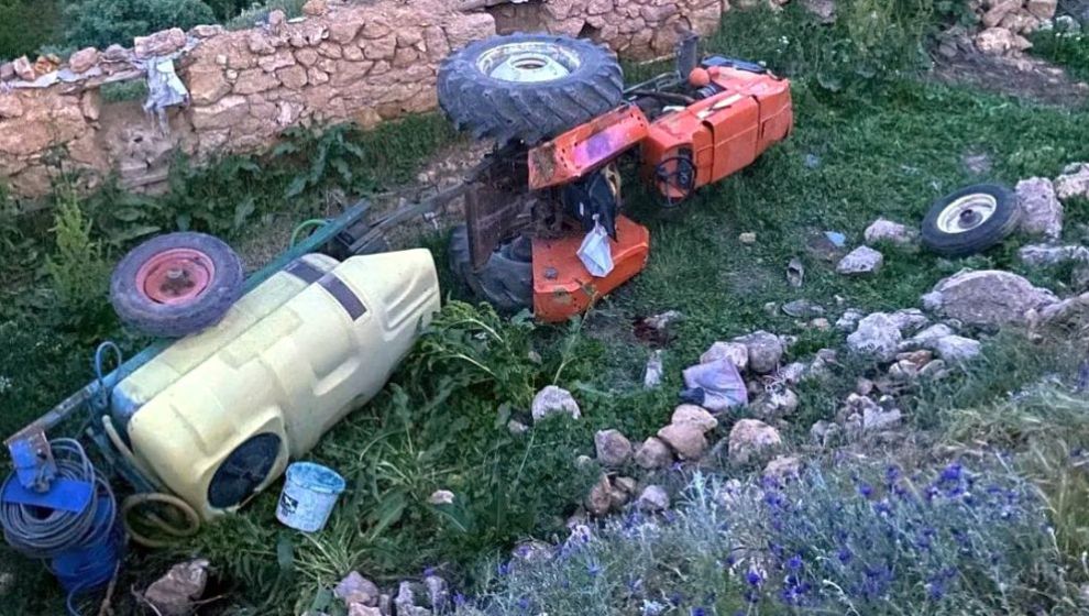 Hekimhan'da Traktör Devrildi.. 1 Kişi Hayatını Kaybetti
