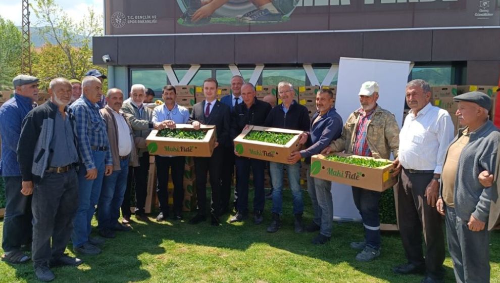 Kale'de 101 Bin Sebze Fidesi Dağıtıldı