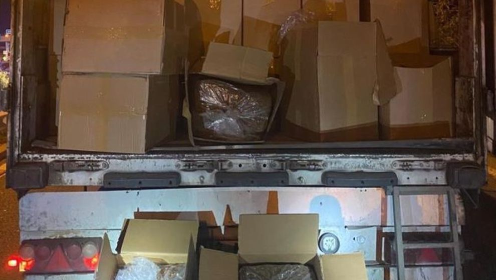 Malatya'dan Götürülmekte Olan 11 Ton Kaçak Tütün Ele Geçti