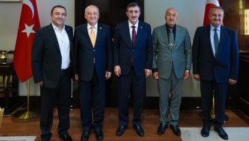 CEM Vakfı'ndan Cumhurbaşkanı Yardımcısı Yılmaz ve BBP'li Destici Ziyareti