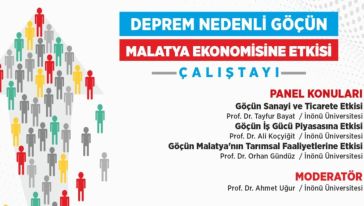 Deprem Nedenli Göçle İlgili Çalıştay Çarşamba Günü