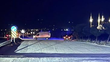 Trafiğe Kapalı Yola Giren Araçta Bir Yaralı