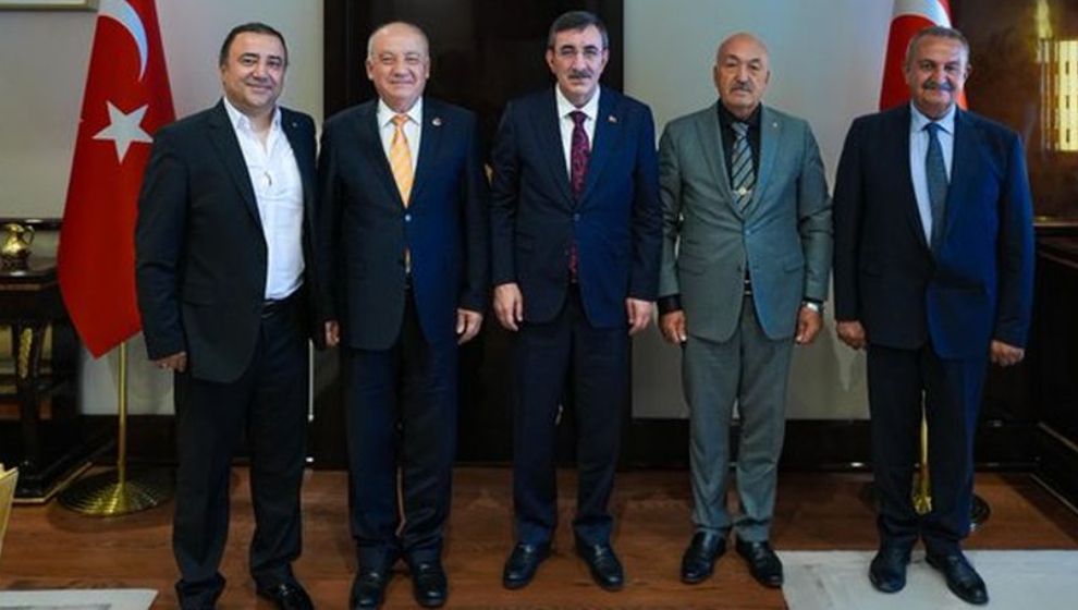 CEM Vakfı'ndan Cumhurbaşkanı Yardımcısı Yılmaz ve BBP'li Destici Ziyareti