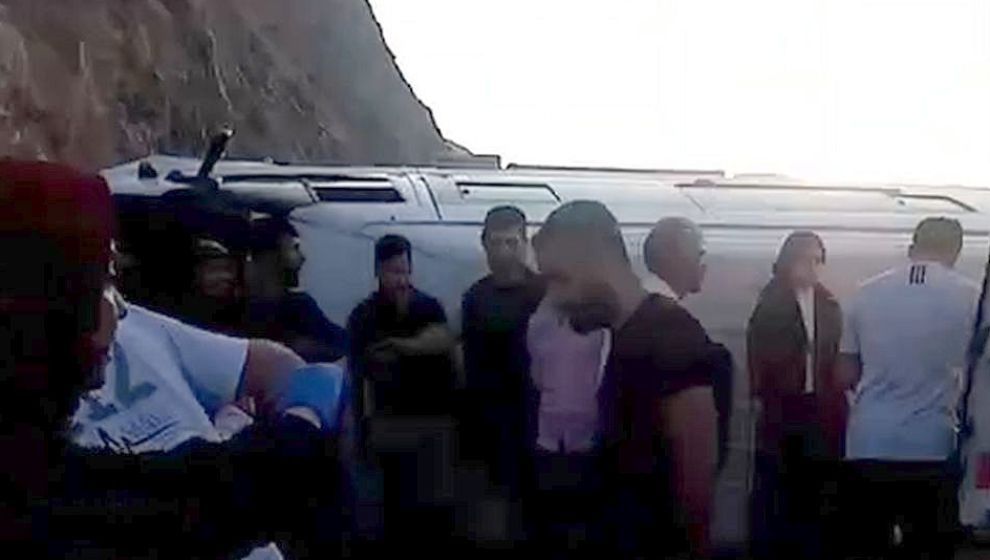 Malatya- Sincik Yolunda Minibüs Devrildi