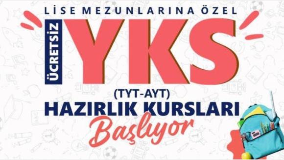 Büyükşehir'in YKS Hazırlık Kurslarına Başvuru Tarihleri