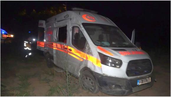 Malatya'ya Hasta Getirmekte Olan Ambulans Kaza Yaptı