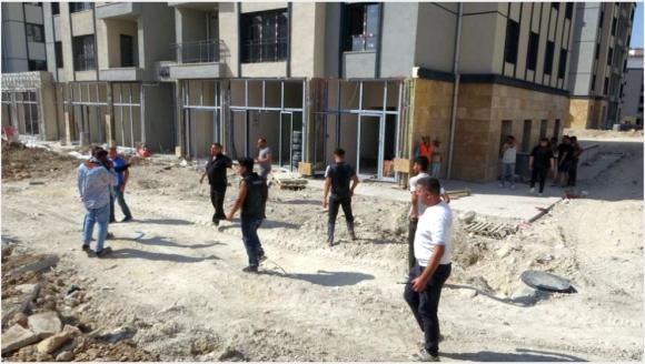 Şantiyedeki İşçi Kavgasında 16 Yaralı..