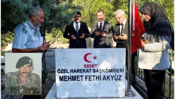 Şehit Özel Harekat Başkomiseri Akyüz İçin Anma Töreni