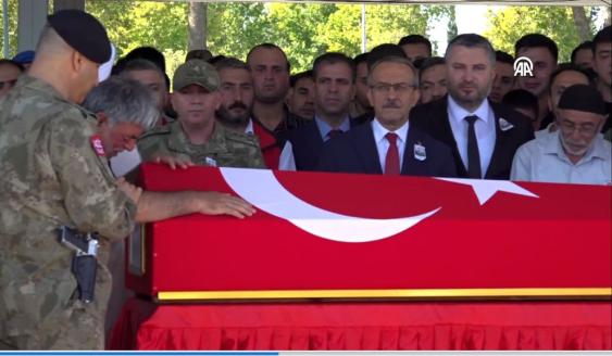 Şehit Teğmen Sert Son Yolculuğuna Uğurlandı
