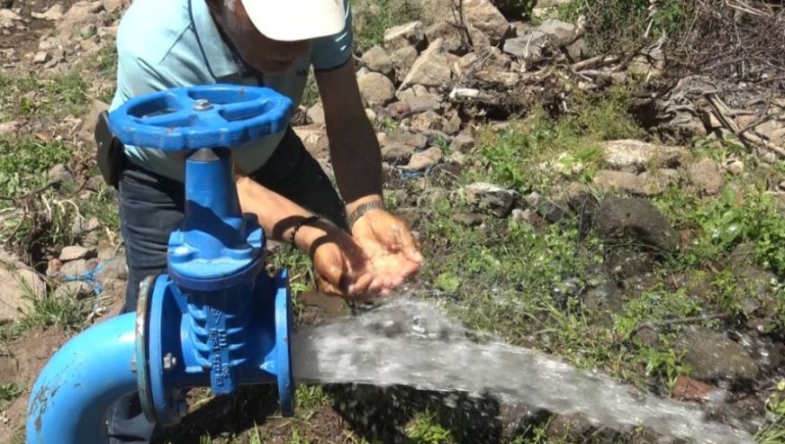 Hekimhan'ın Bazı Bölgelerinde Kapalı Sistem Sulama