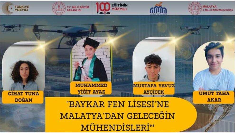 Baykar'ın Lisesine Kabul Edilen 72 Öğrenciden 4'ü Malatya'dan
